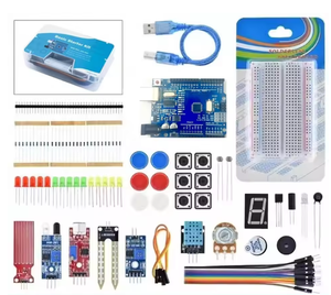 400 Verbindungs punkte Steck brett DIY Projekt Starter Kit für Arduino R3 Kit Elektronisches Komponenten set mit Box