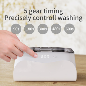 Macchina per la pulizia ad ultrasuoni dei gioielli pulitore per gioielli Ultra sonico ad alta frequenza rondella ad ultrasuoni dentale - Product Image 5