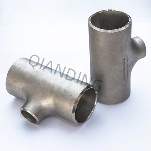 Tee, đỏ, smls, BW, sch80 DN25 ASME b16.9, ASTM A234-WPB thép không gỉ TEE giảm tốc TEE PN16 - Product Image 1