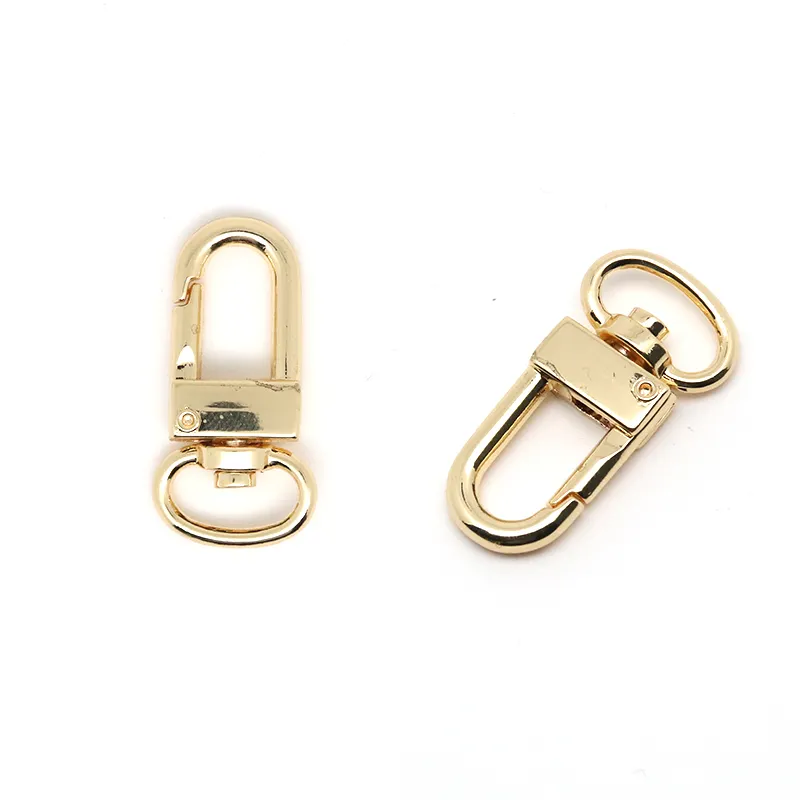 Brass metal hook dog buckle portable bag hanger bag hook buckle key chain ring hook