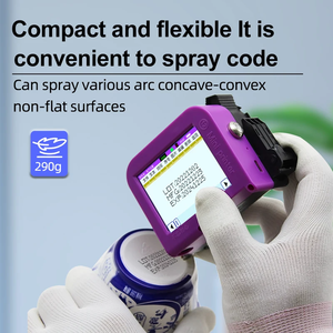 Sistema inglese Mini stampante portatile per etichette data di produzione QR codice bottiglia tappi per imballaggio macchina per codificare Non sbiadita - Product Image 5