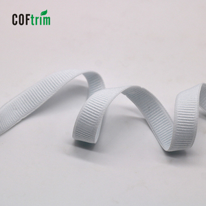 Factory Hot Sale 1cm Flat New Fancy Drawcord <strong>String</strong> with Silicone Dipped End Elastic Webbing Drawstring Cord for Pant Garment - Product Image 5