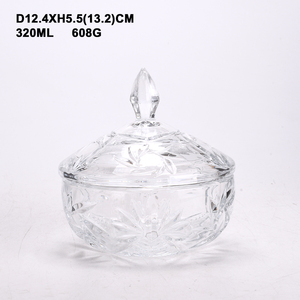 Lọ kẹo thủy tinh hình trái tim trong suốt có nắp để trưng bày các món ngọt trong nhà bếp để làm quà tặng thực phẩm - Product Image 4