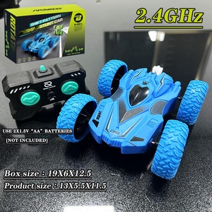 Toptan çift taraflı RC Flip 360 derece rotasyon 2.4G küçük uzaktan kumanda dublör araba RC oyuncak tırmanma Off-road RC Drift araba - Product Image 6