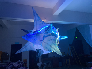天井インフレータブルスターモデルインフレータブルマップスターLEDライト付き - Product Image 4