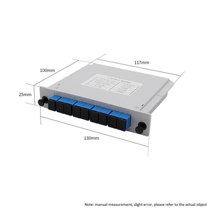 1:8แยก SC apc/upc 1x8 PLC ใช้สำหรับการผลิต WiFi และ FTTH พร้อมสายเชื่อมต่อแบบ LC ไฟเบอร์ออปติกและเครือข่าย POE - Product Image 6