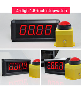Popolare pulsante di controllo digitale conto alla rovescia programmabile tempo numero di visualizzazione LED 10s sfida Timer - Product Image 3