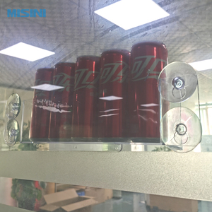 Tùy Chỉnh Mát Cửa Logo Hút Cup Nước Giải Khát Giá Hiển Thị Cho Đồ Uống Rõ Ràng Lucite Mát Cửa Kệ <span class=keywords><strong>Acrylic</strong></span> Hiển Thị Đứng - Product Image 3