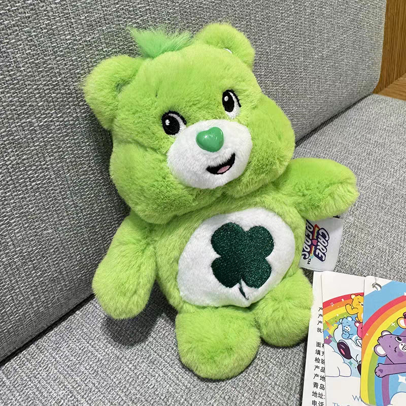 green lucky bear (squeaking)