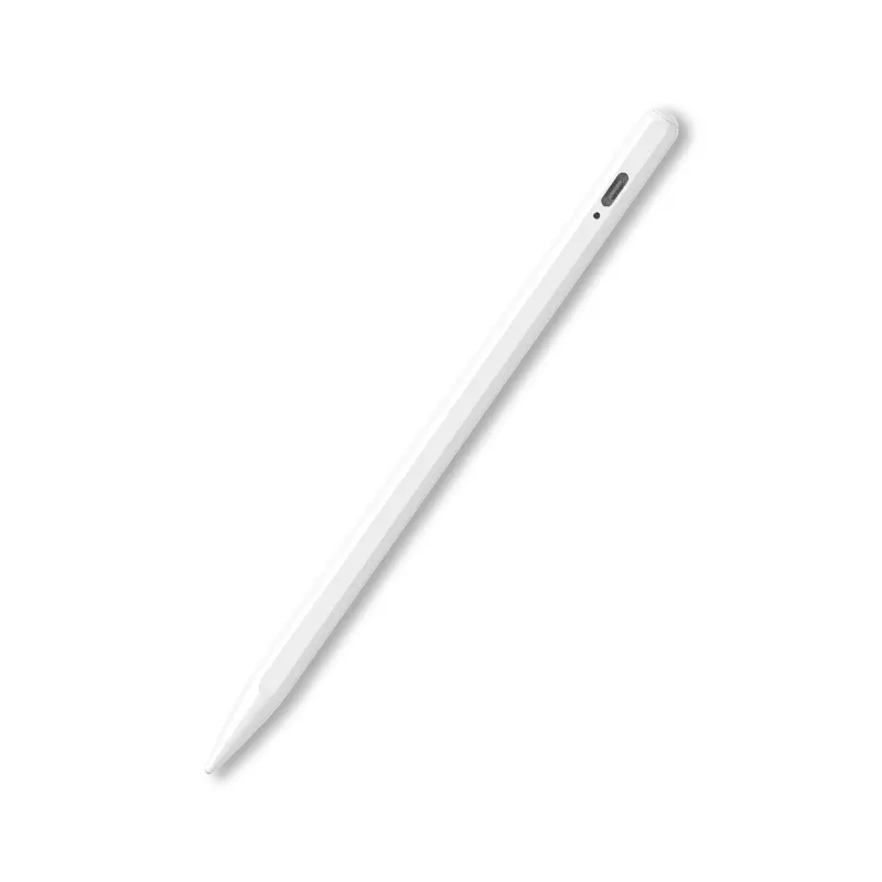 Pena Stylus aktif Bluetooth untuk iPad 2018-2024, pensil magnetik Sensor miring tulis dan gambar penolakan telapak tangan untuk iPad