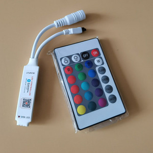 Tuya Smart Bluetooth светодиодный контроллер Мини 5V 5-24V Smartlife APP телефона 24key ИК-пульт дистанционного управления 12V 6A цветных (RGB) светодиодных лент контроллер - Product Image 6