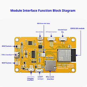 2,8-Zoll-ESP32-TFT-WLAN-LCD-Anzeigemodul mit Touchscreen-ESP32-WROOM-32E GUI-HMI-TV-LCD-Module IPS-Typ - Product Image 3