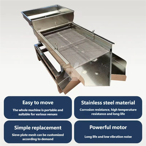 <strong>Factory</strong> <strong>Direct</strong> Supply High-Capacity Two Vibrating Motors High Efficiency Sand Gravel Classifier <strong>Linear</strong> Vibrating Screen - Product Image 4