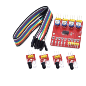Sensor de evitación de obstáculos para robot 4 caminos Módulo de sensor de evitación de obstáculos módulo de seguimiento infrarrojo - Product Image 6