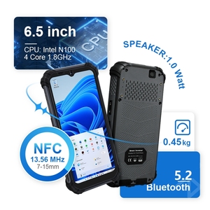 6,5 "Windows 11 IP65 Rugged PDA Computadora móvil de mano N100 CPU 16GB con NFC 4G LTE 2D Escáner de código de barras Pocket PC 5000mAh - Product Image 2