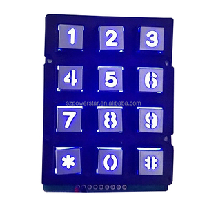 Teclado numérico industrial de metal para control de acceso para terminales de cajeros automáticos y máquinas expendedoras - Product Image 2