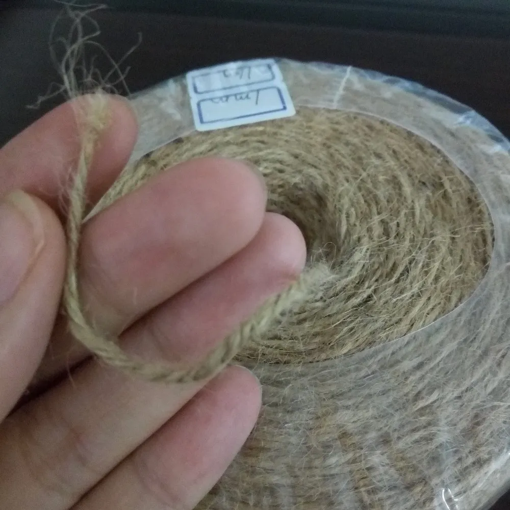 Prix usine jardinage corde de sisal naturel emballage corde ficelle 10mm corde de jute