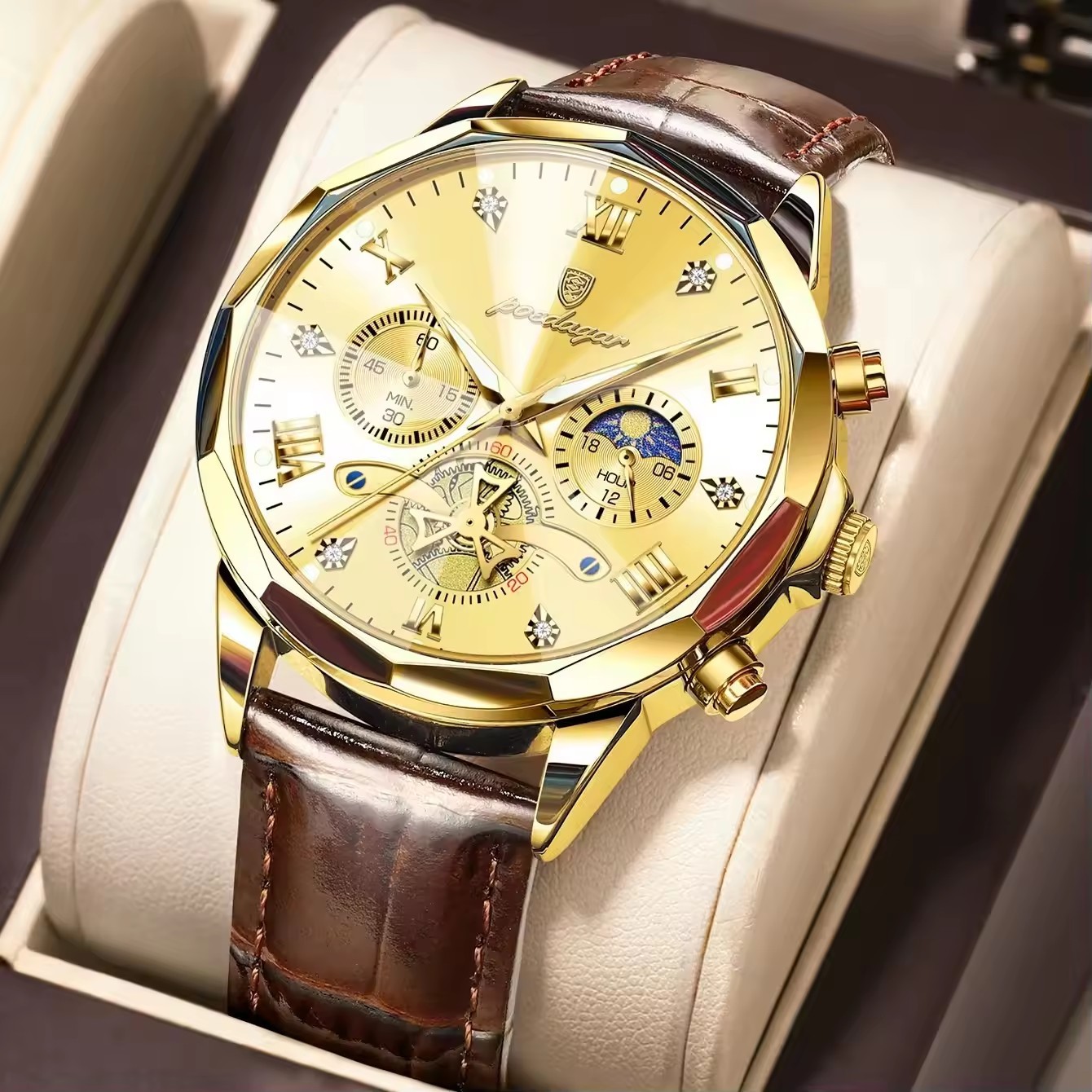 gold dial gold case