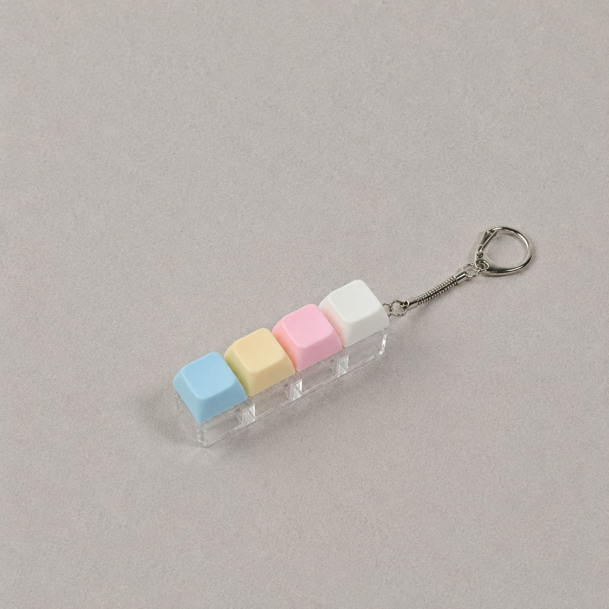4-key white, pink, yellow, blue