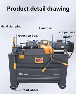 <strong>CNC</strong> Rebar <strong>Thread</strong> Rolling <strong>Machine</strong> Automatic Screw Cheap Price Factory Direct Sale - Product Image 2