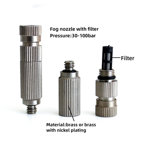Áp Lực Cao 80 Bar Brass Nickel Sương Mù Vòi Phun 0.3Mm Nước Sương Mù Vòi Phun Cho Sương Hệ Thống Làm Mát - Product Image 3