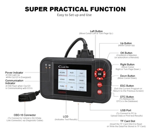 X431 Creader VII plus OBD 2 strumento diagnostico automatico scanner lettore di codici motore ABS SRS Obd2 strumento diagnostico professionale - Product Image 4