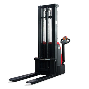 Empilhador Elétrico Completo Visão 2t 1.5 Ton Pequeno Recipiente Alimentado Por Bateria Empilhador De Paletes De Caminhão Totalmente Semi Elétrico