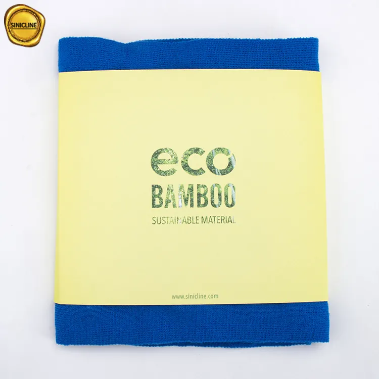 Sinicline eco friendly custom design print bamboo fiber paper sleeve t shirt packaging