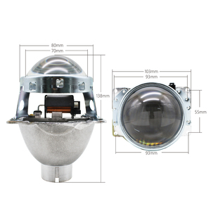 TAOCHIS 3.0 Inch Auto Car Head Đèn Pha Trang Bị Thêm Koito Q5 H4 Bi Xenon Ống Kính Máy Chiếu - Product Image 6