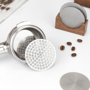 S/S#304 Double Layer Espresso Puck Screen 51/53/<strong>58mm</strong> Secondary Water Distribution Mesh Sintered Net Coffee Extraction <strong>Filter</strong> - Product Image 5