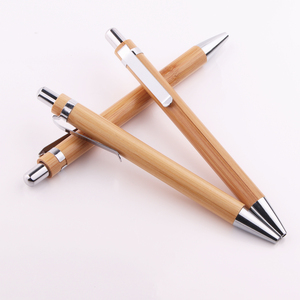 Cheap Eco Friendly <strong>Pen</strong> 1.0mm <strong>Customized</strong> Metal <strong>Clip</strong> Bamboo Promotional Ballpoint Personalised Bamboo <strong>Pen</strong>