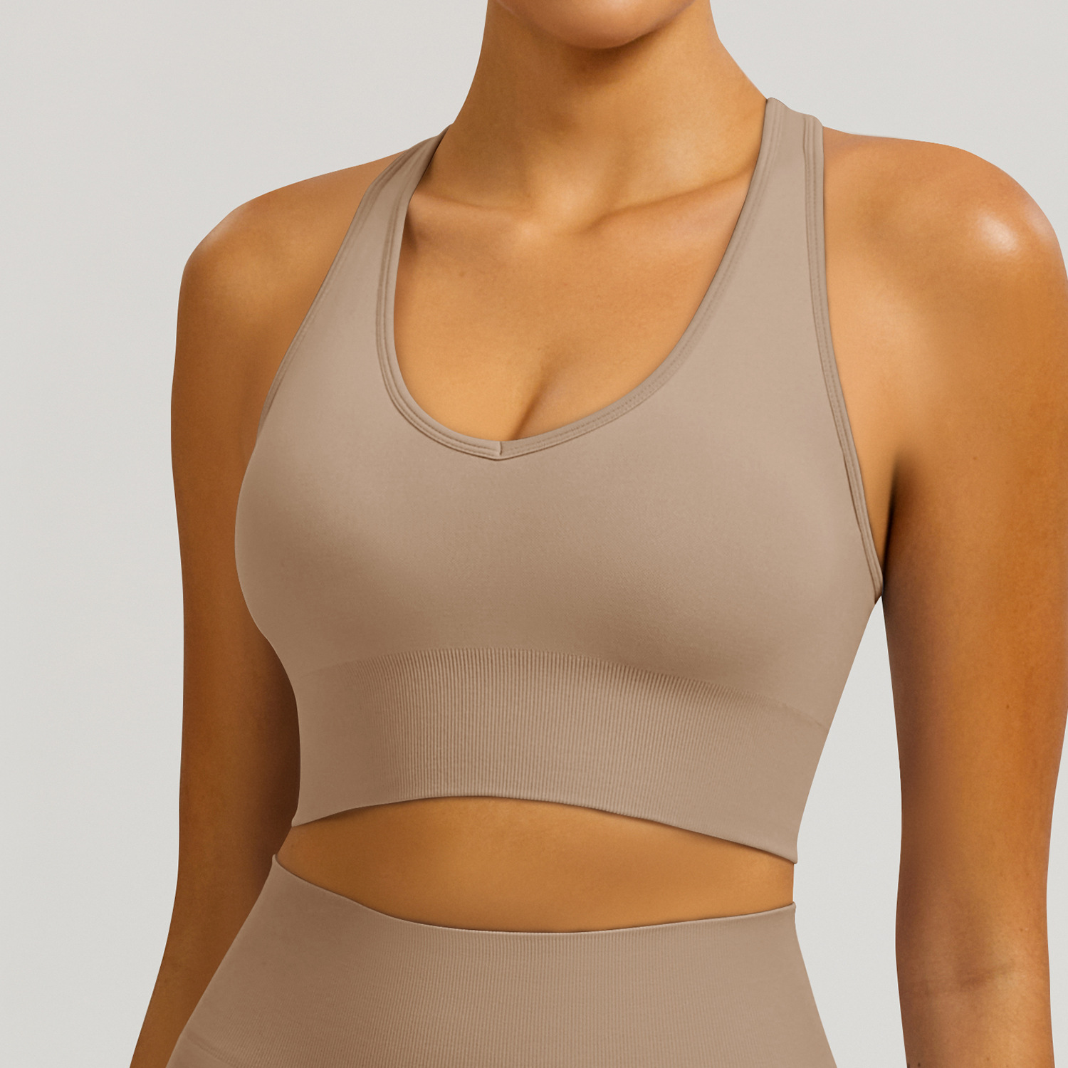 Soutien-gorge - Kaki Col V