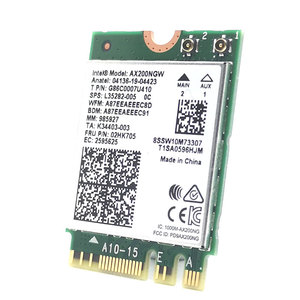 Dual Band Wifi 6ไร้สาย2400Mbps AX200NGW NGFF M.2 Wlan BT 5.1 Wifi Card 802.11ac /Ax สำหรับชุดเสาอากาศ Intel AX200 - Product Image 2