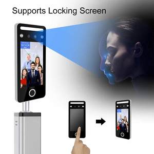 Máquina DE ASISTENCIA biométrica AI Reconocimiento facial Control DE ACCESO Grabación de tiempo con WiFi SDK gratuito