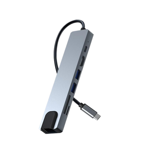 <strong>Usb</strong> Type c Hub 8 in 1 <strong>Usb</strong> Hub <strong>Multi</strong> <strong>Function</strong> Adapter for MacBook Pro and Type C Windows Laptops - Product Image 4