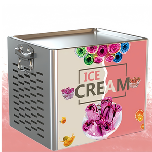 Smart <strong>LCD</strong> <strong>Display</strong> Roll Ice Cream Machine - 10 Preset <strong>Programs</strong> for Flavors - Product Image 6