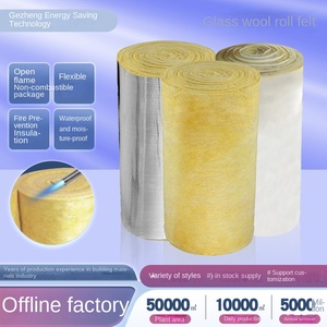 Thiết Kế Hiện Đại Nhôm Lá-Gia Cố Thủy Tinh Len Cuộn Cảm Thấy Tường Âm Thanh Nhiệt Vật Liệu Cách Nhiệt Cho Giảm Tiếng Ồn Nhà Kính - Product Image 2