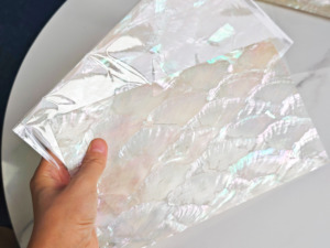 แผ่นเปลือกหอยเป๋าฮื้อธรรมชาติเปลือกหอยสำหรับเครื่องดนตรี - Product Image 3