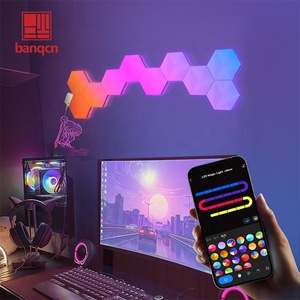 Banqcn ไฟ LED ตกแต่งบ้านอัจฉริยะ, แอป + การควบคุม IR IP20 rgbic - Product Image 4