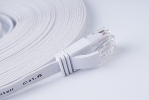 cantell Cat6 <strong>Ethernet</strong> Cable <strong>flat</strong> Network cables utp Cat6 patch cord 1m Computer cable with Rj45 Connectors - Product Image 6