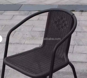 全天候可叠放户外藤条藤条堆放柳条椅聚氯乙烯椅 - Product Image 5