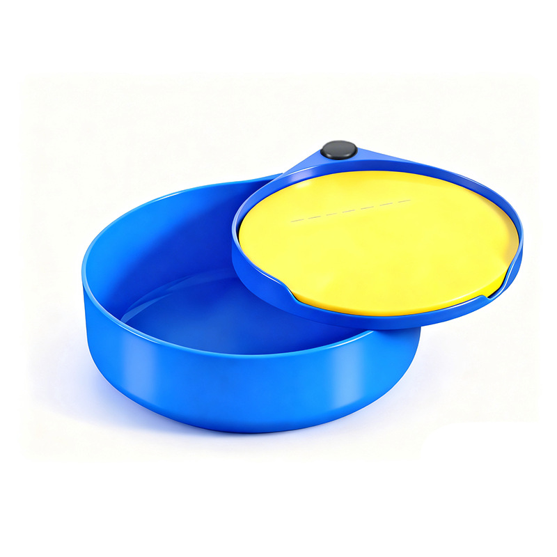 Blue floating bait tray