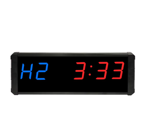 Design nuovo di zecca 4 pollici 6 cifre LED palestra allenamento digitale Fitness Timer conto alla rovescia pugilato allenamento intervallo Timer orologio - Product Image 1