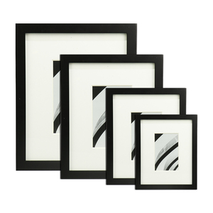 OEM ve ODM özelleştirilmiş yüksek kalite Modern siyah ahşap döndür fotoğraf çerçevesi el işi resim çerçeveleri - Product Image 5
