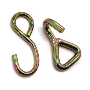 Mạ kẽm mạ kẽm Đen đa mục đích S móc thanh ngang giỏ hoa giỏ mảnh mai uốn cong hình chữ S móc nhỏ để lưu trữ lưới - Product Image 6