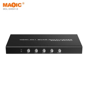 4x1 <strong>HDMI</strong> Screen Splitter <strong>HDMI</strong> Multiviewer 4x1 Quad Multiviewer <strong>HDMI</strong> with IR for Camera Gaming Consoles - Product Image 3
