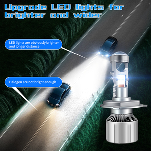 H4 <strong>Led</strong> Projector Headlight With Clear Lens 70W Bi Projector <strong>Led</strong> Light 12V Auto Motorcycle Light - Product Image 2