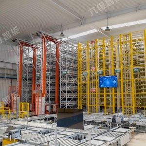 Solución de almacén automatizada Sistema de almacenamiento automático ASRS Sistema robótico de lanzadera de radio utilizado para clasificar