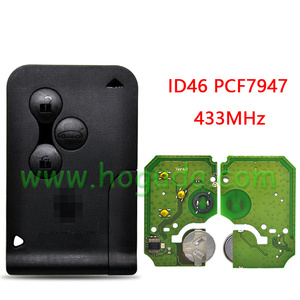 รีโมต3ปุ่มสำหรับเรโนลต์ Megane พร้อมชิป PCF7947 433MHz - Product Image 2