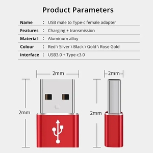 USB Cable Type-c to USB 3.0 Charging Transmission <strong>2</strong> <strong>in</strong> <strong>1</strong> Adapter Converter Type C to USB 3.0 for iPhone Charger - Product Image 6